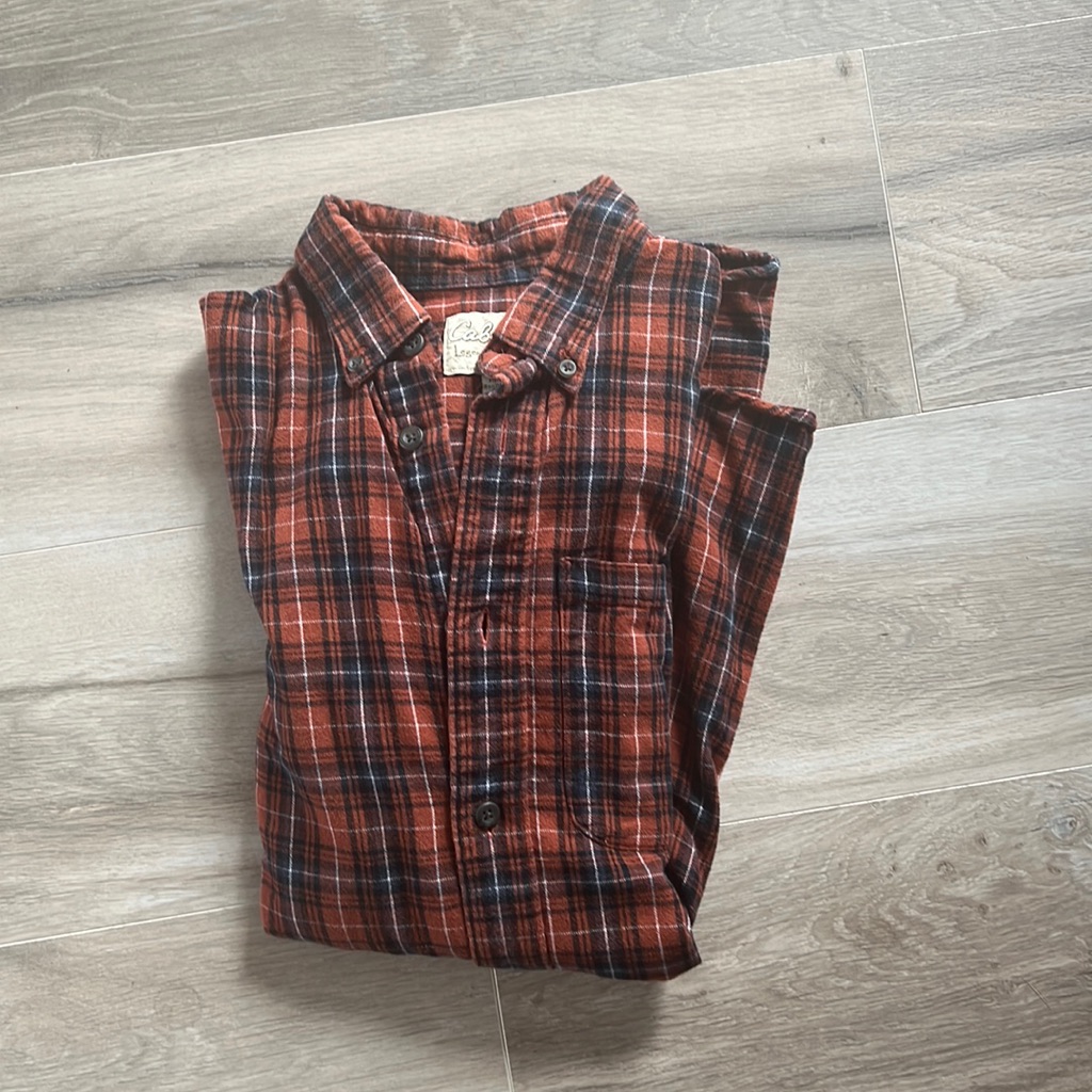 Cabelas Plaid Button Down